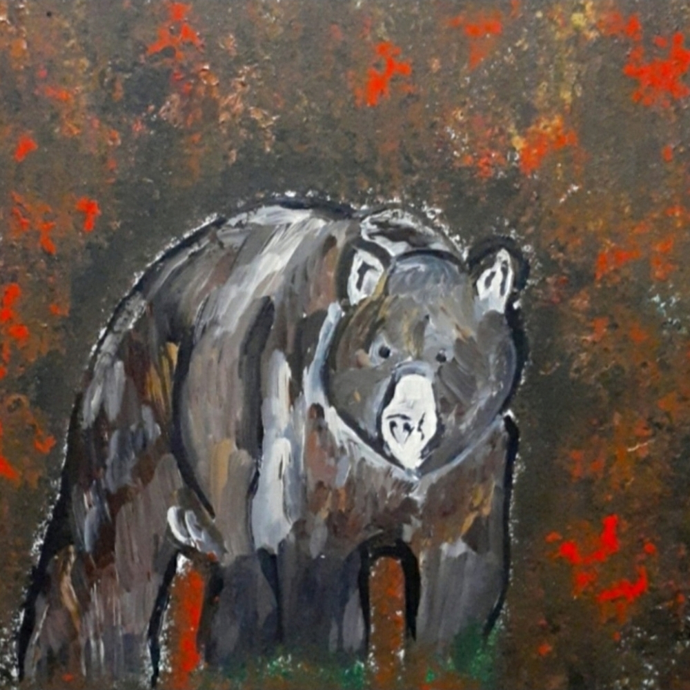 Original Bear Painting